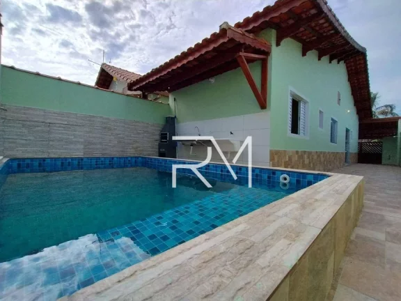 Foto do imóvel Casa à venda, 85 m por R$ 369.900,00 - Jussara - Mongaguá/SP
