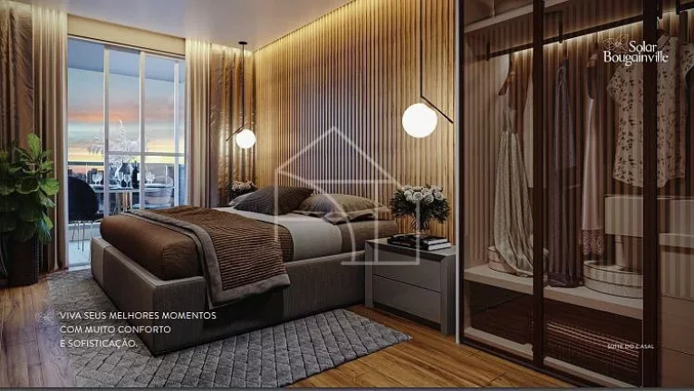 Imagem AMPLOS APARTAMENTOS DE 2 QUARTOS COM SUÍTE – Solar Bougainville em Bento Ferreira, Vitória.