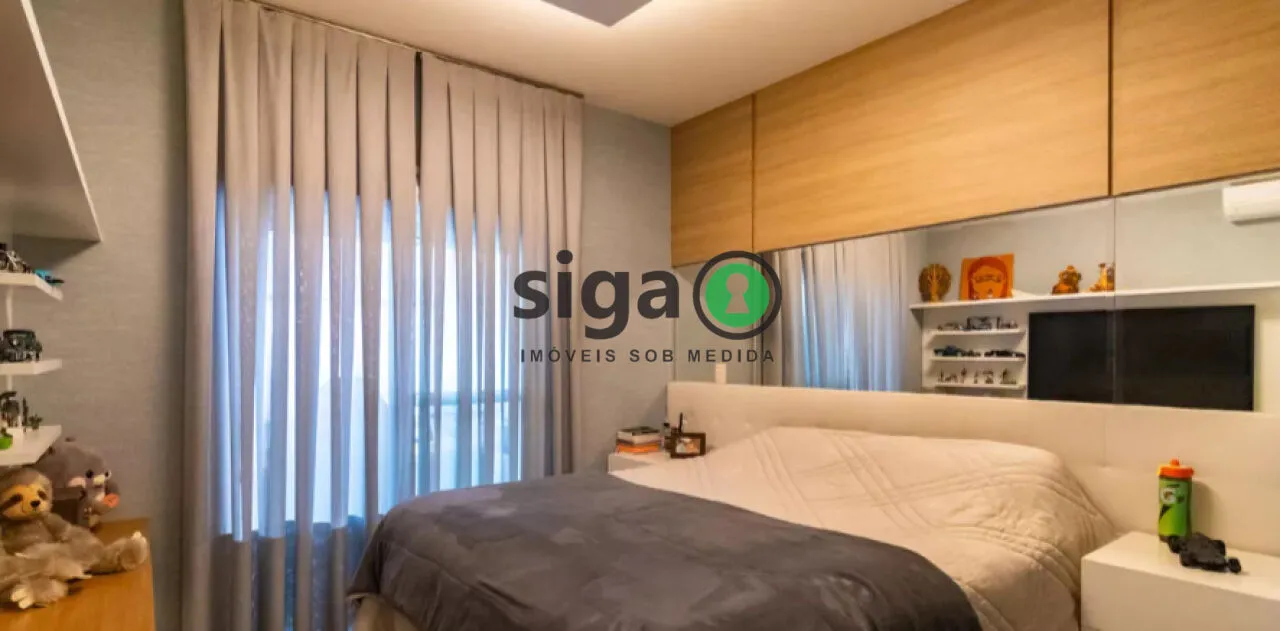 Imagem Apartamento à venda e locação, MOBILIADO, com 184m², 3 quartos e 3 vagas no Morumbi