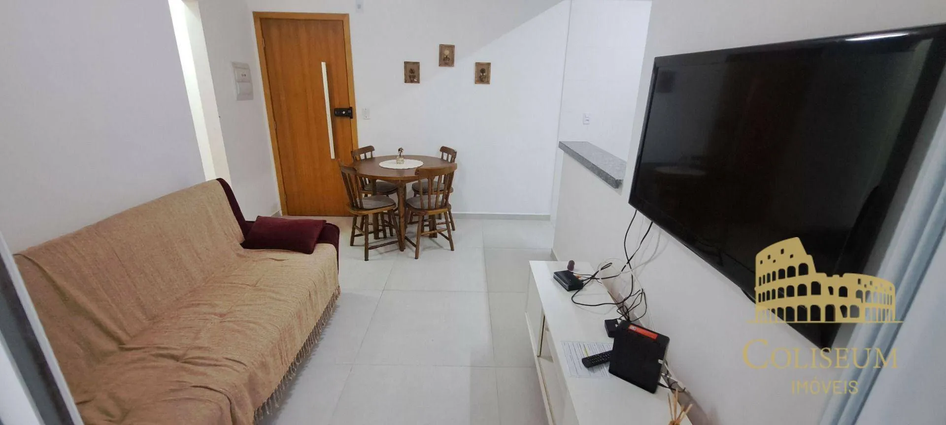 Imagem Apartamento com 1 dormitório à venda, 45 m² por R$ 385.000,00 - Canto do Forte - Praia Grande/SP