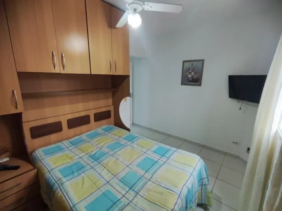 Imagem Apartamento Porteira Fechada - Mobiliado e Planejado no Canto do Forte, Praia Grande