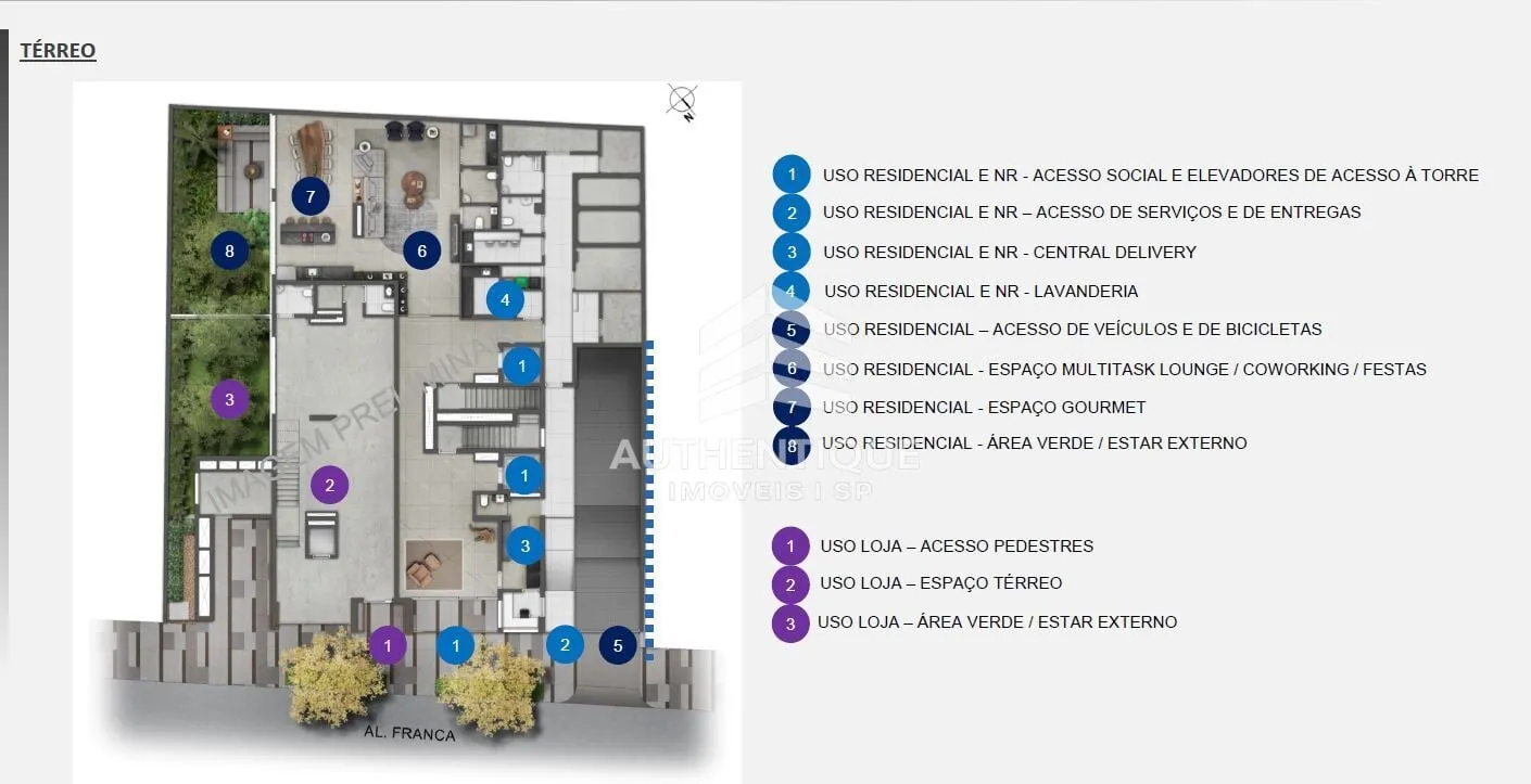 Imagem URBIC SIGNATURE JARDINS - Apartamento à venda no bairro Jardins - São Paulo/SP, Zona Sul