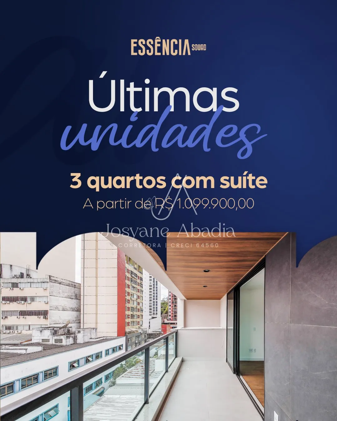Imagem Apartamento de Alto Padrão no Essência Squad | 3 Quartos com Suíte no Alto dos Passos - Juiz de Fora