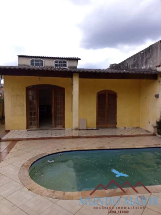 Imagem Casa assobradada com piscina e salao comercaial /Aceita permuta - 290m2!!!