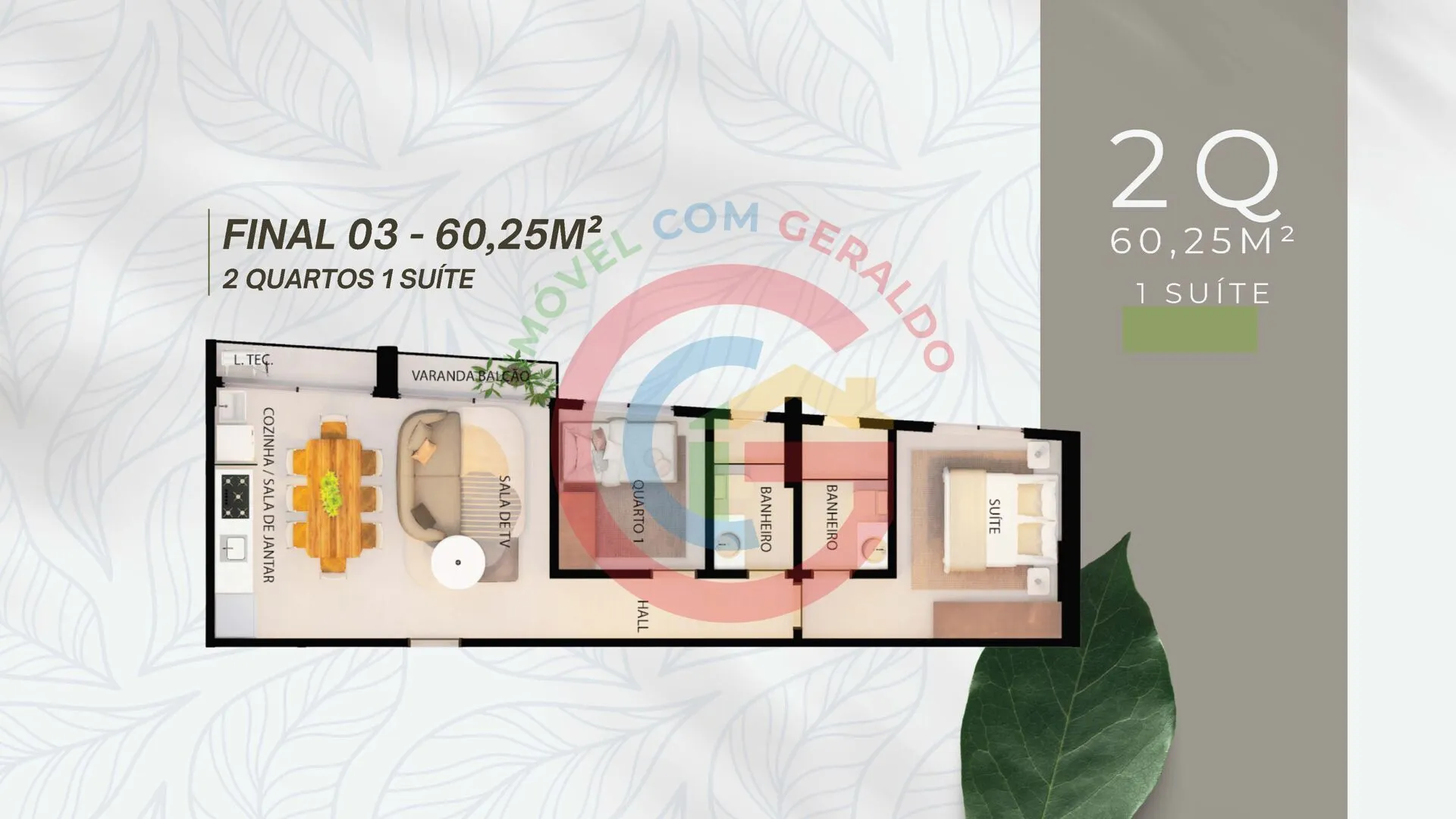 Imagem Apartamento 2Q - Minha Casa Minha Vida - Sinal apenas R$ 1.000,00