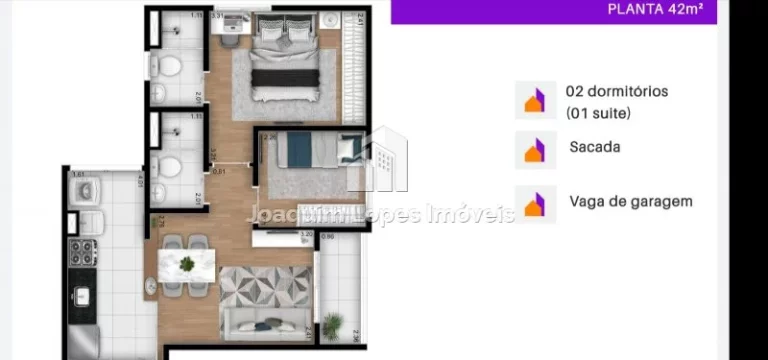 Imagem Apto de 2 dorms Suíte, Sacada e Vaga, Lazer, V. Rosália a pa