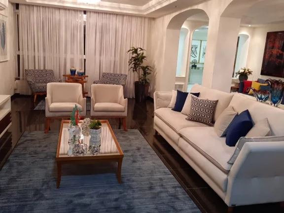 Imagem Apartamento alto padrão com 3 dormitórios na quadra do mar à venda - Gonzaga - Santos/SP