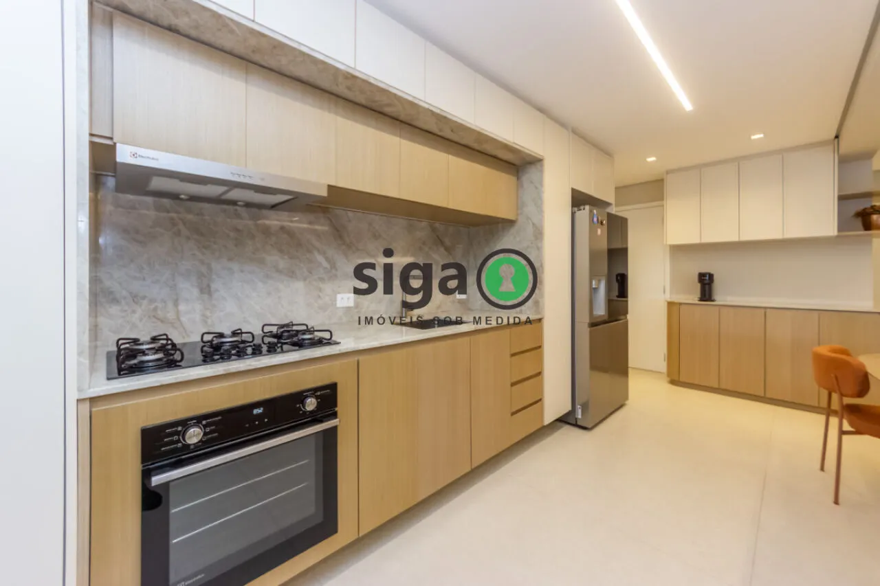 Imagem Apartamento no Brooklin, 149m², 3 suítes, varanda gourmet, 2 vagas, alto padrão, pronto