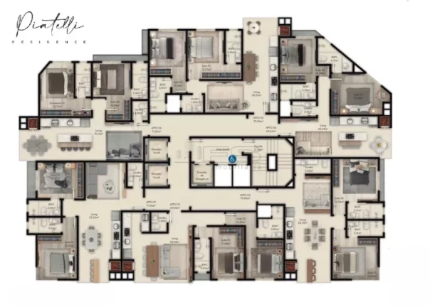 Imagem Piatelli Residence - Apartamento à venda no bairro Alto do São Bento - Itapema/SC