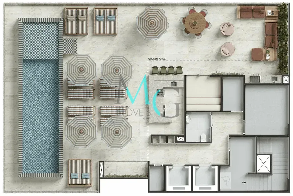 Imagem Garden à venda 1 Quarto 77.94M² Botafogo Rio de Janeiro - RJ | MO.dO Design Living