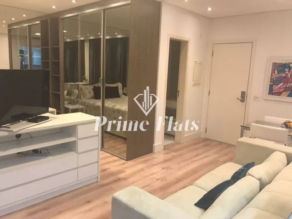 Imagem Flat disponível para venda no Condomínio Edifício Diogo Home Boutique na Vila Nova Conceição, com 48m², 1 dormitório e 1 vaga