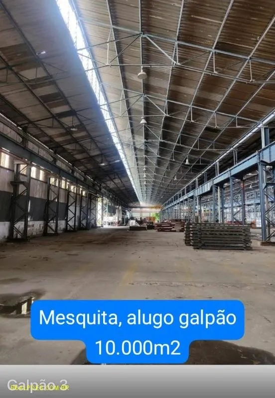 Imagem Galpão para Locação em MESQUITA, Centro, 2 banheiros