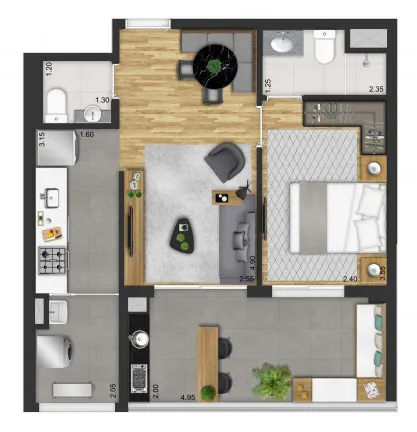 Imagem Apartamento à Venda, 40 m² em Vila Leopoldina - São Paulo