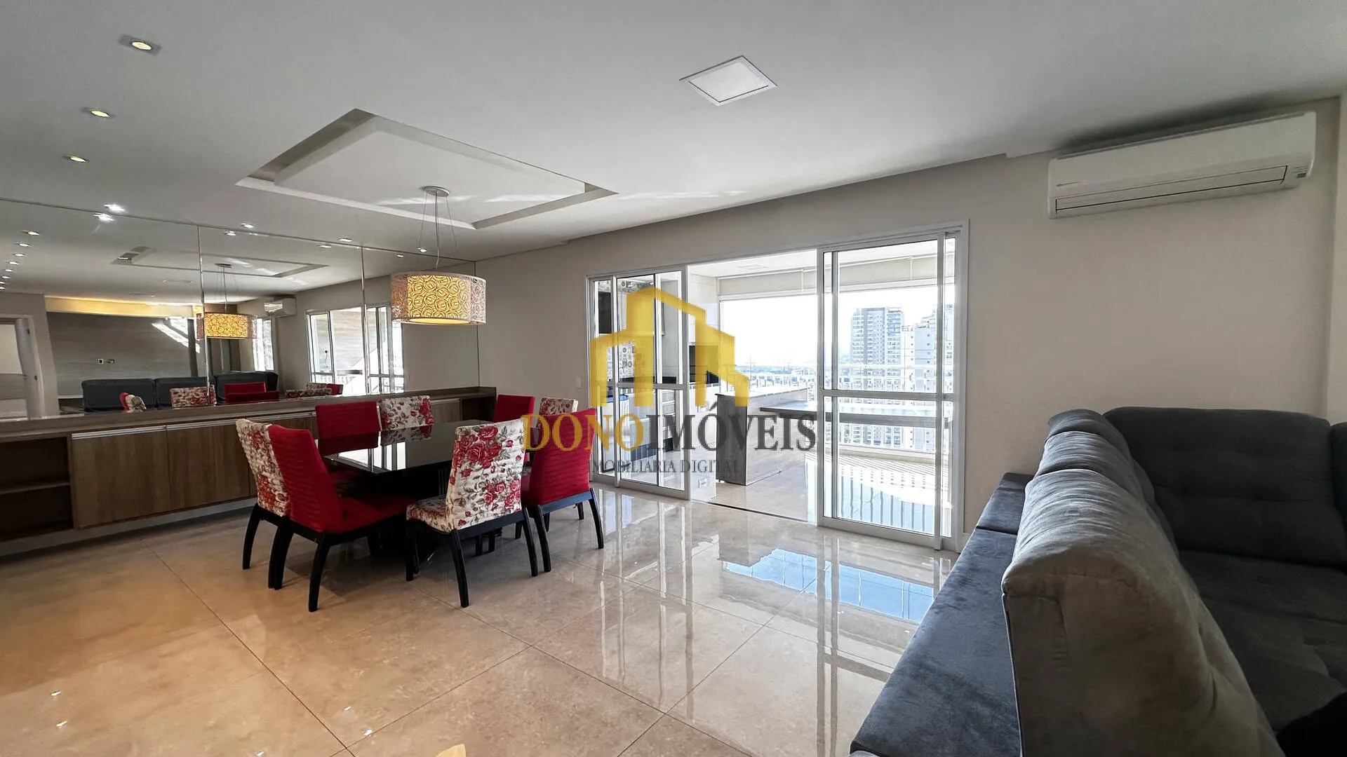 Imagem Apto locação 155m², 3 suites, mobiliado, vista livre, Domo Life, Centro SBC