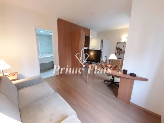 Imagem Flat disponível para locação no Clarion Faria Lima, com 54m², 2 dormitórios e 2 vagas