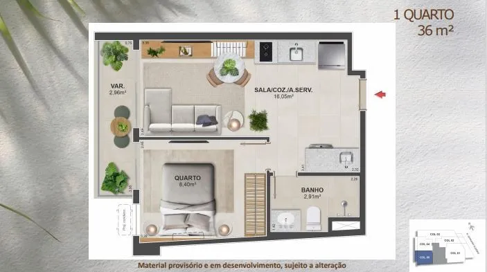 Imagem Euzébio Flamengo Contemporâneo: Studios e Apartamentos de 1 e 2 Quartos no Flamengo | Zona Sul Lançamentos