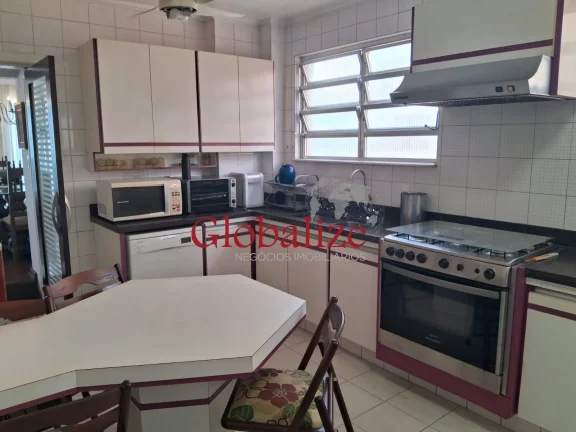 Imagem Lindo apartamento confortável de frente para a praia no bairro do José Menino em Santos-SP (próximo a divisa com São Vicente) por R$ 1.600.000,00