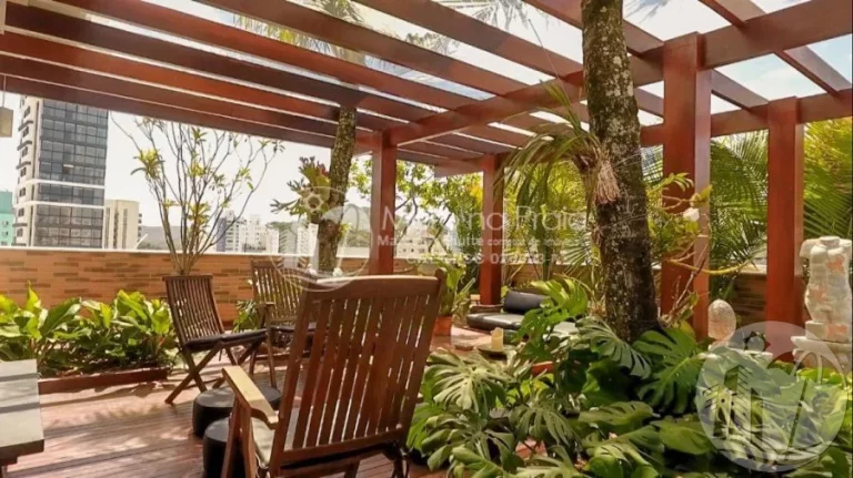 Imagem Golden Garden Apartamento Duplex linda vista mar com 4 suítes e 5 vagas no coraç