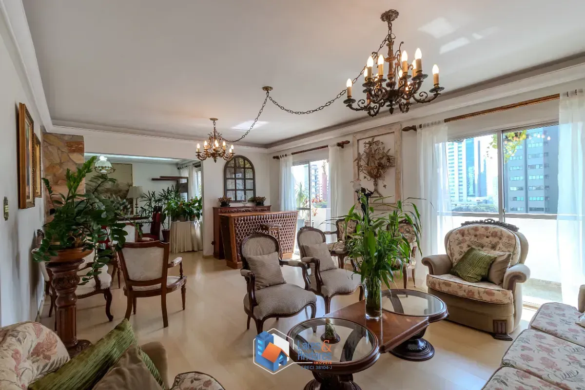 Foto do imóvel Apartamento para venda em Campo Belo com 4 quartos, sendo 3 suítes, 172m² em Rua João de Sousa Dias