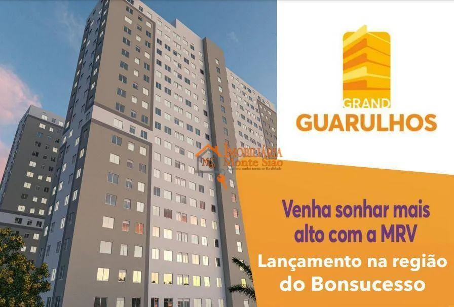 Imagem Apartamento com 2 dormitórios à venda, 37 m² por R$ 248.990,00 - Vila Nova Bonsucesso - Guarulhos/SP