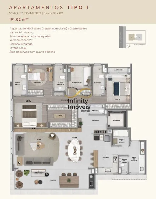 Imagem CASA ALEIXO LOURDES - Apartamento à venda no bairro Lourdes - Belo Horizonte/MG