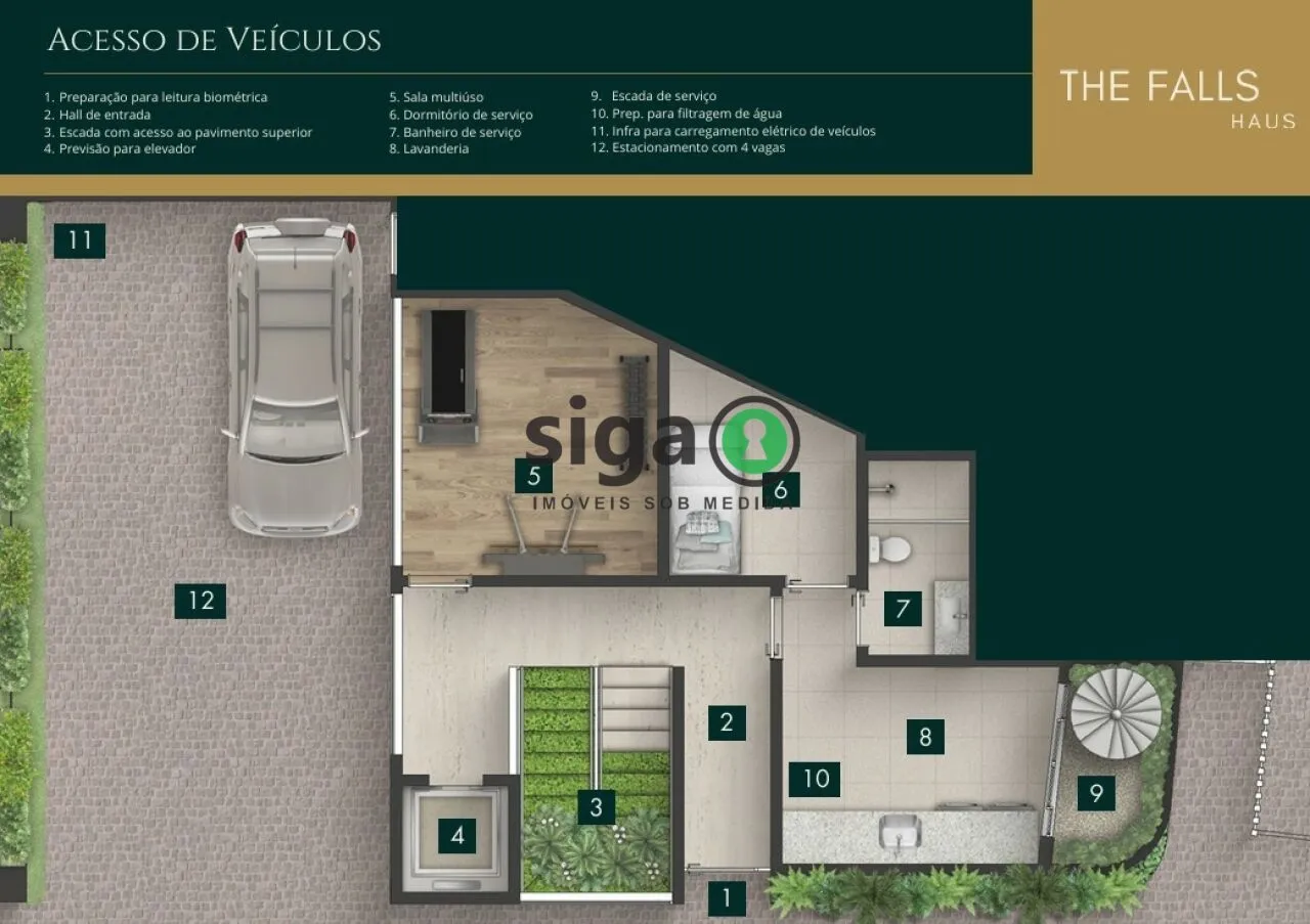 Imagem Casa em condomínio para venda no Jardim Guedala 03 suítes, São Paulo - SP