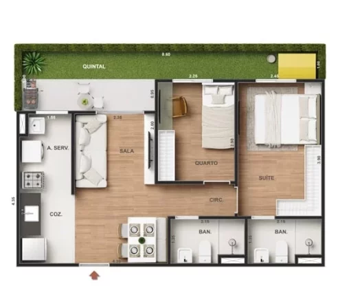Imagem APARTAMENTO RESIDENCIAL em Rio de Janeiro - RJ, Pechincha