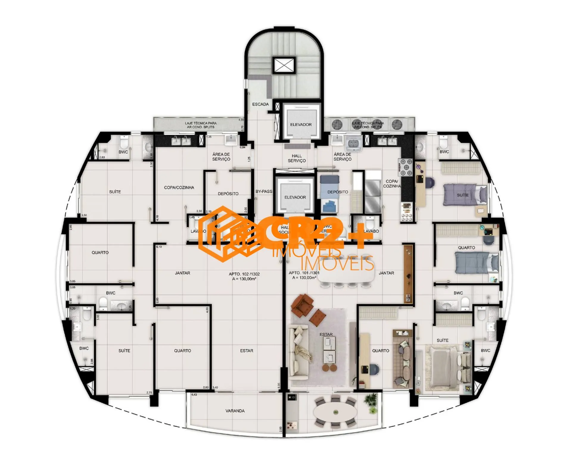 Imagem Apartamento a Venda de 130m² com 4 quartos 2 suítes no Pina - Boa Viagem