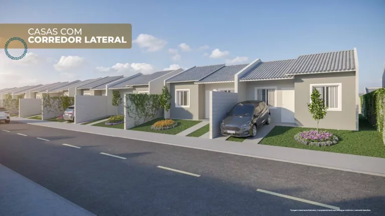 Imagem Casa Nova no Residencial Creta em São José dos Pinhais - R$311 mil