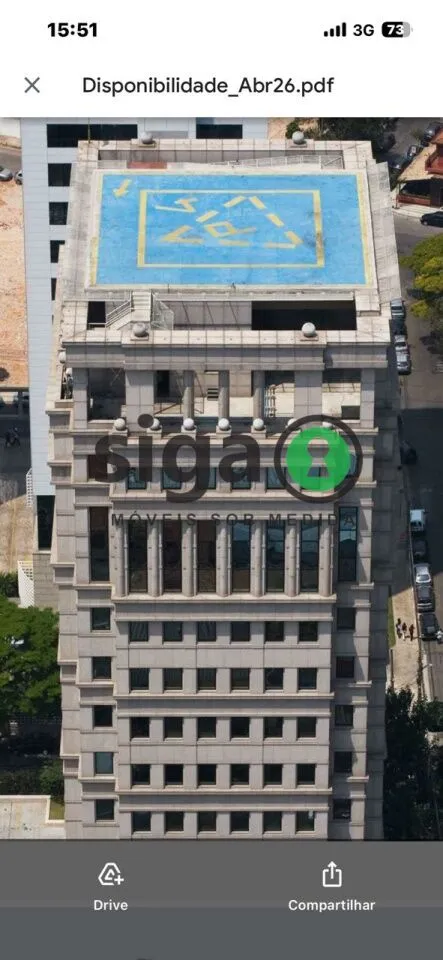 Imagem Edificio Maria Alice Sampaio para locação Aluguel R$ 57.960/mês Condomínio R$ 15.720,04 IPTU R$ 15.