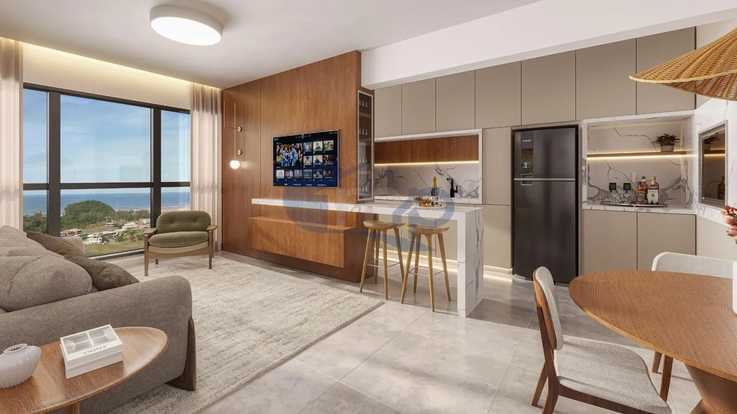 Imagem Apartamento á venda com 2 dormitórios na Praia da Cal em Torres/RS