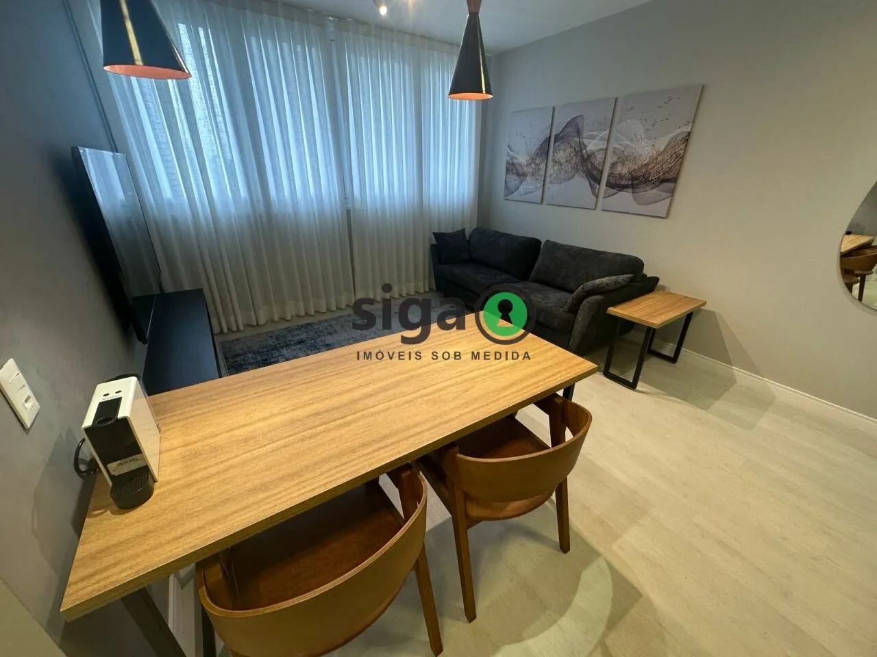 Foto do imóvel Apartamento 38m² para locação mobiliado, localizado na Chácara Santo Antônio, São Paulo