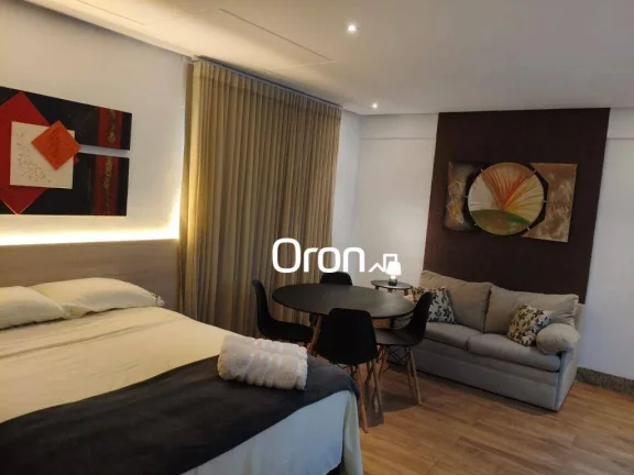Imagem Flat mobiliado com 1 dormitório à venda, 34 m² por R$ 315.000 - Setor Oeste - Goiânia/GO