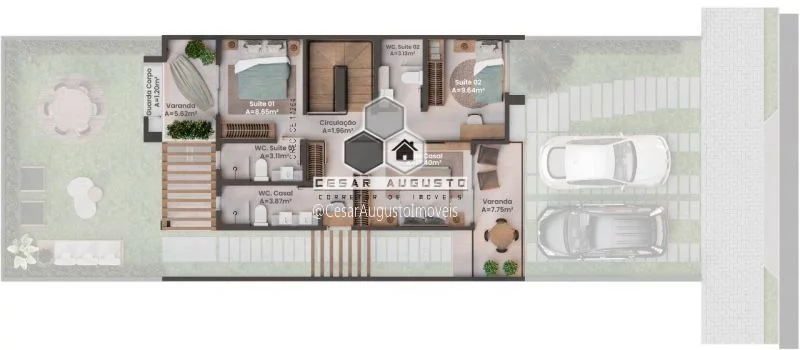 Imagem Villa Solis - Condominio Alto padrão de casas duplex no Eus?(C)bio