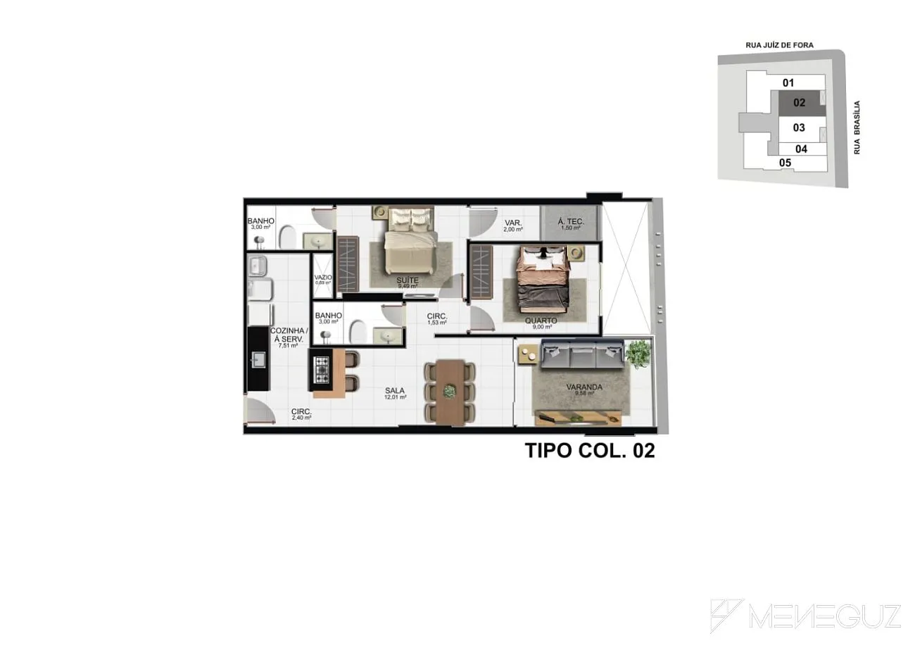 Imagem Apartamento 3 quartos a venda de frente total mar, parcelado direto