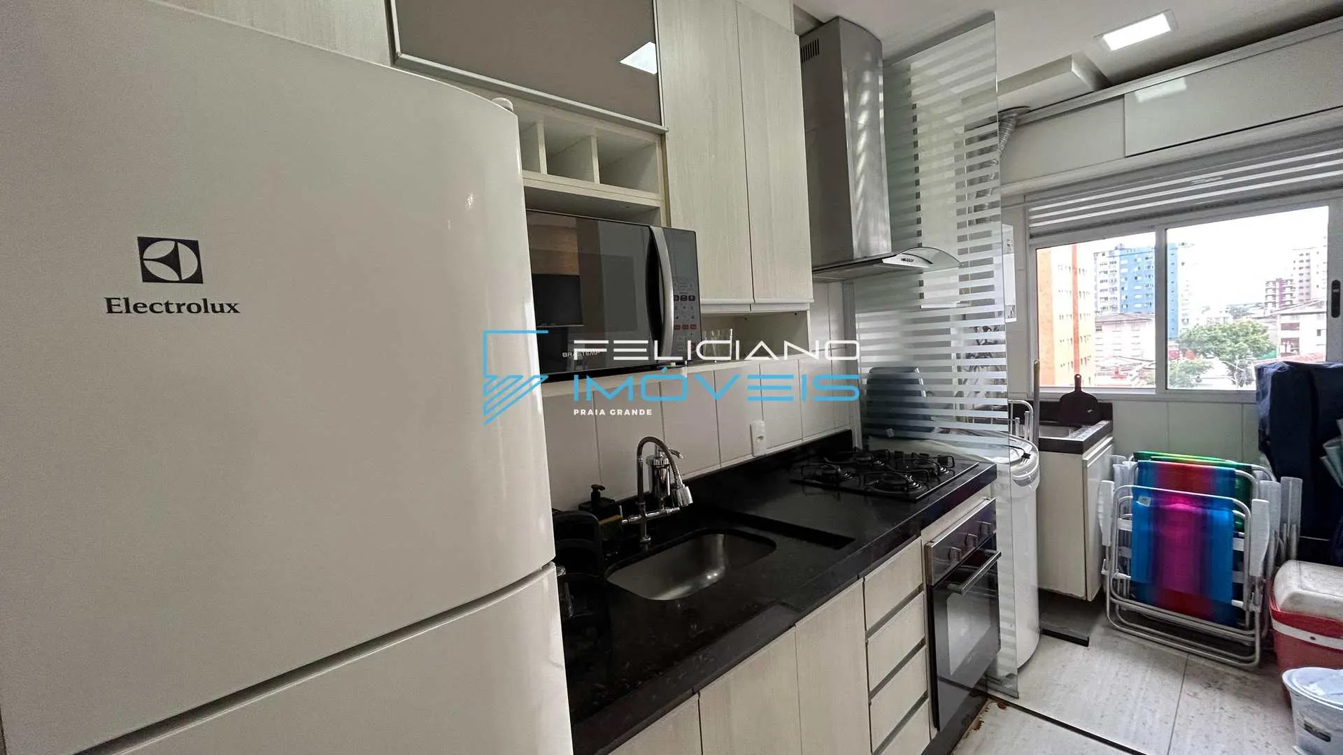 Imagem Apartamento com 2 quartos, Ocian, Praia Grande - R$ 390 mil, Cod: 7094