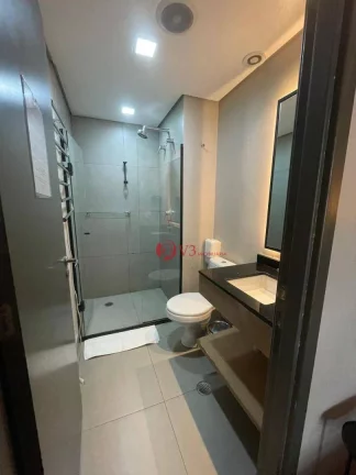 Imagem Studio para venda no centro semi mobiliado com 1 dormitório, 1 banheiro, 1 sacad