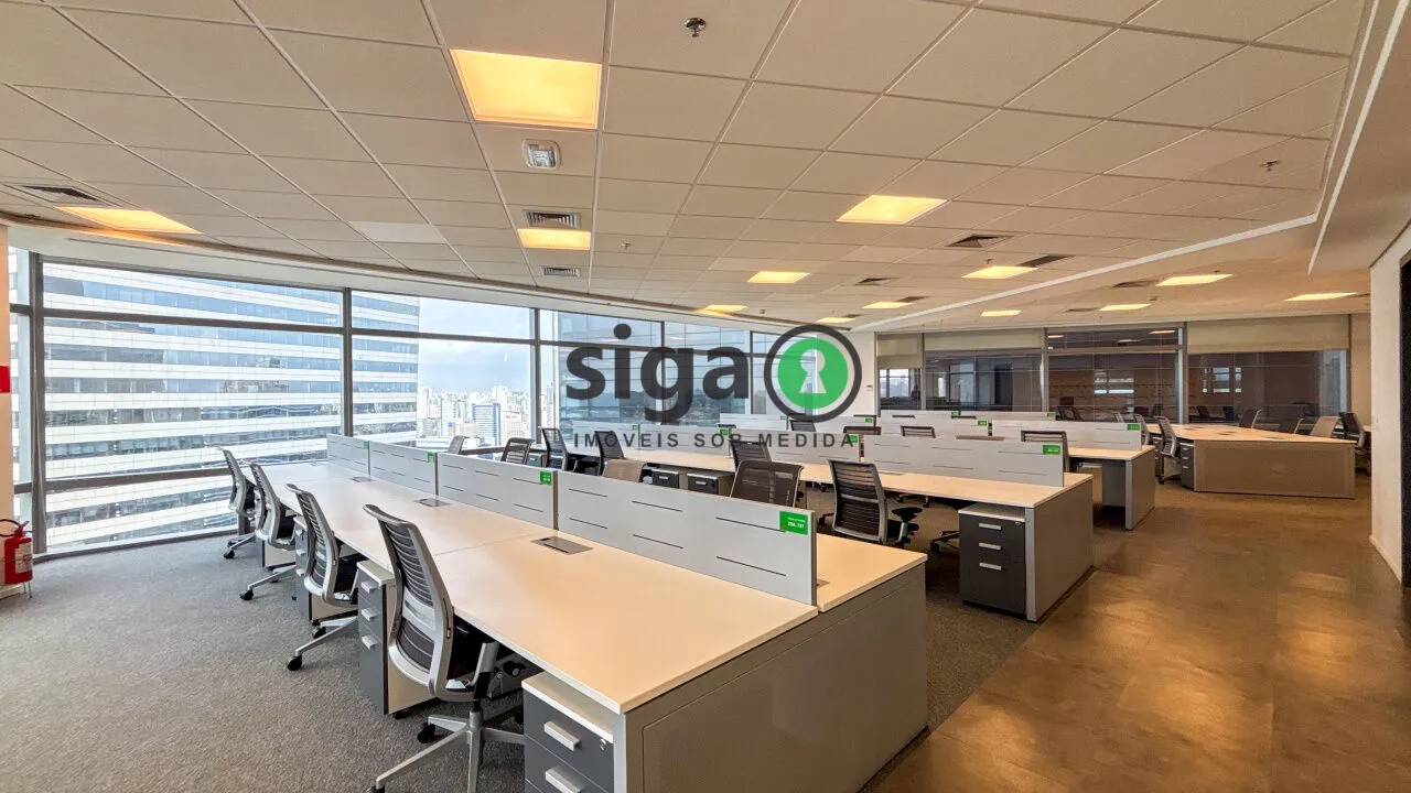 Imagem Laje Corporativa Mobiliada AAA | 1.473 m² | Alto Padrão
