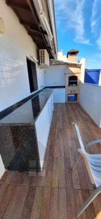 Imagem Cobertura de 3 dormitórios, 2 suítes, 3 banheiros e 2 vagas, com 120 m² Maitinga, Bertioga