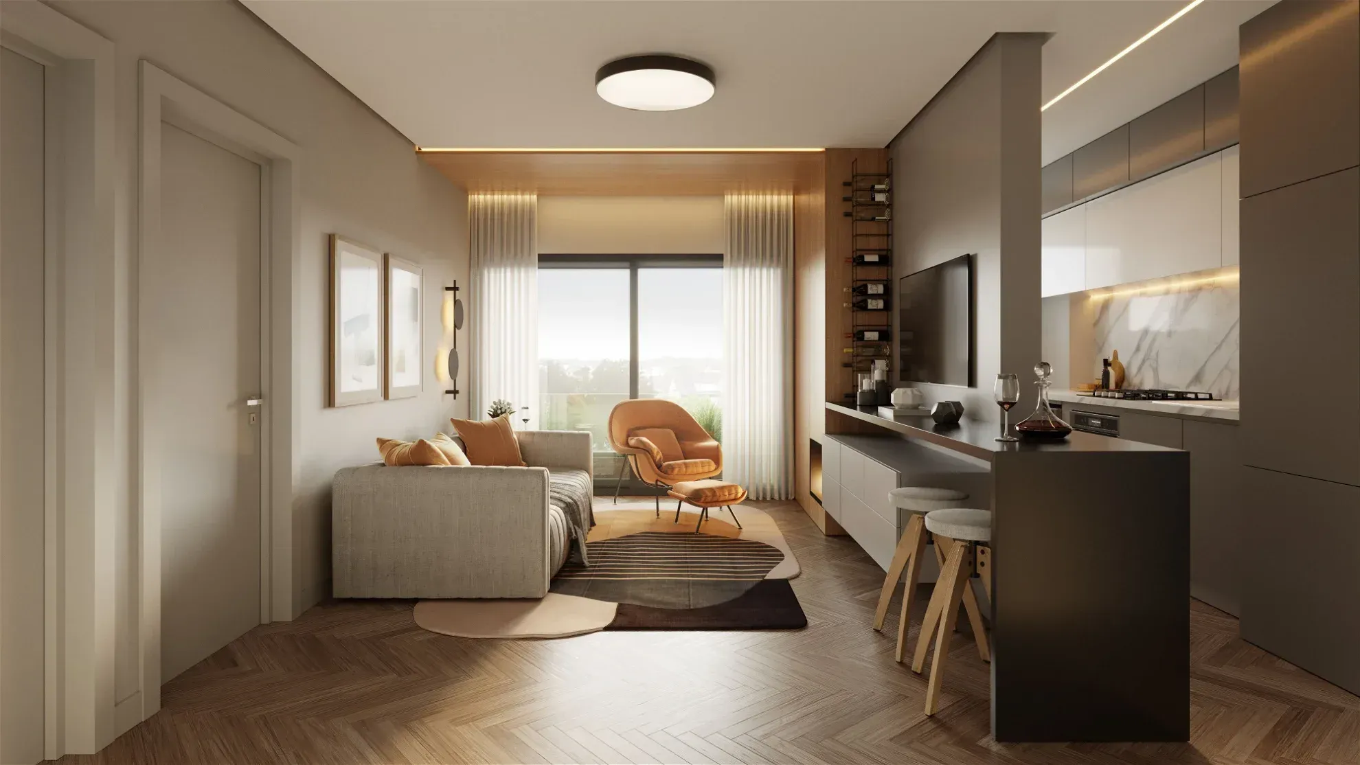 Imagem Apartamento à venda em Canela, Centro , com 1 quarto, 46.25m2