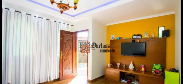 Imagem Sobrado com 3 dormitórios à venda, 179 m² por R$ 700.000,00 - Parque Novo Oratório - Santo André/SP