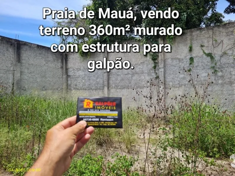 Imagem Terreno Comercial para Venda em MAGÉ, Praia De Mauá