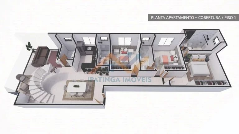 Imagem Apartamento Duplex/Cobertura no Cidade Nobre - Ipatinga