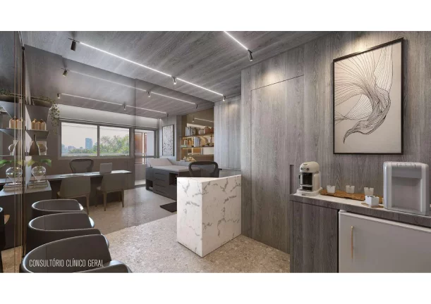 Imagem Sala Comercial à Venda em Condomínio Exclusivo em Higienópolis, São Paulo-SP: 31m², 1 Sala, 1 Banheiro