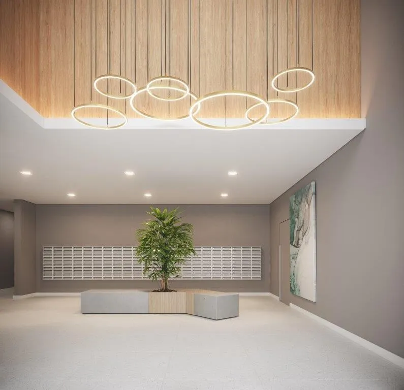Imagem Apartamentos bem planejados e com infraestrutura completa para o bem-estar da sua família. Tudo iss...