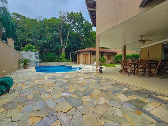 Imagem Belíssima casa à venda, com 5 Dormitórios 3 Suítes 310m2 de área útil - Riviera de São Lourenço - Bertioga S/P