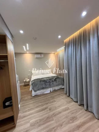 Imagem Flat disponível para locação no Clarion Faria Lima, com 27m², 1 dormitório e 1 vaga