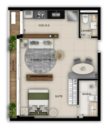 Imagem Opus Geo Home 136
