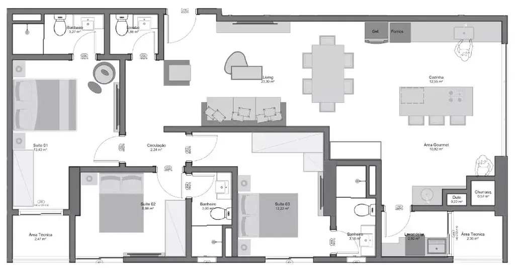 Imagem APARTAMENTO RESIDENCIAL em Porto Belo - SC, Perequê