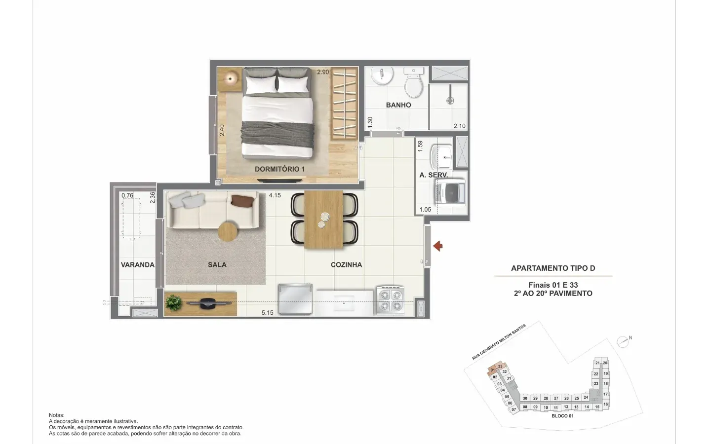 Imagem Apartamento com 1 Quarto à Venda, 32 m² em Santo Cristo - Rio de Janeiro